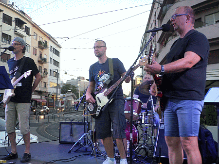 [ Veli Joe Band, 10.VII 2020.,Kvaternikov trg, Zagreb ]