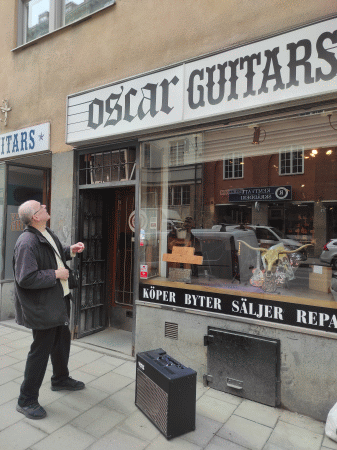 [ Oscar guitars butik, 19/03/2026, Stockholm ]