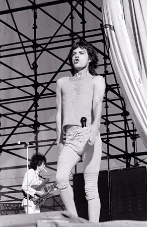 [ Mick Jagger, Philadelphia, 1982 ]