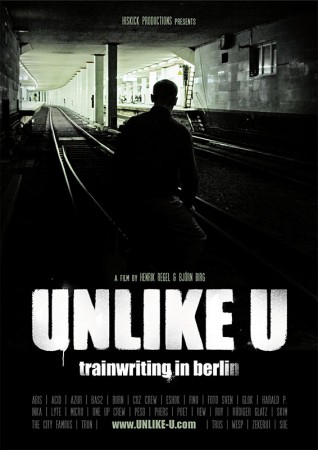 [ Unlike U - trainwriting in Berlin ]