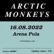 cover: Arctic Monkeys @ Arena, Pula, 16/08/2022