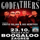 cover: THE GODFATHERS (UK) + EROTIC BILJAN AND HIS HERETICS (Hr), 23/10/2022, Boogaloo, Zagreb