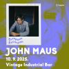 cover: John Maus @ Vintage Industrial Bar, Zagreb, 10/09/2025